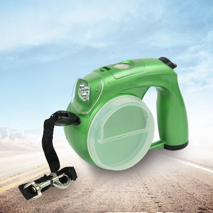 Hundrep Koppel Automatisk Infällbar Dragrepstraktor med ficklamapa